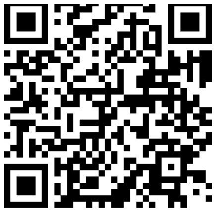 QR code for supporting a djembe